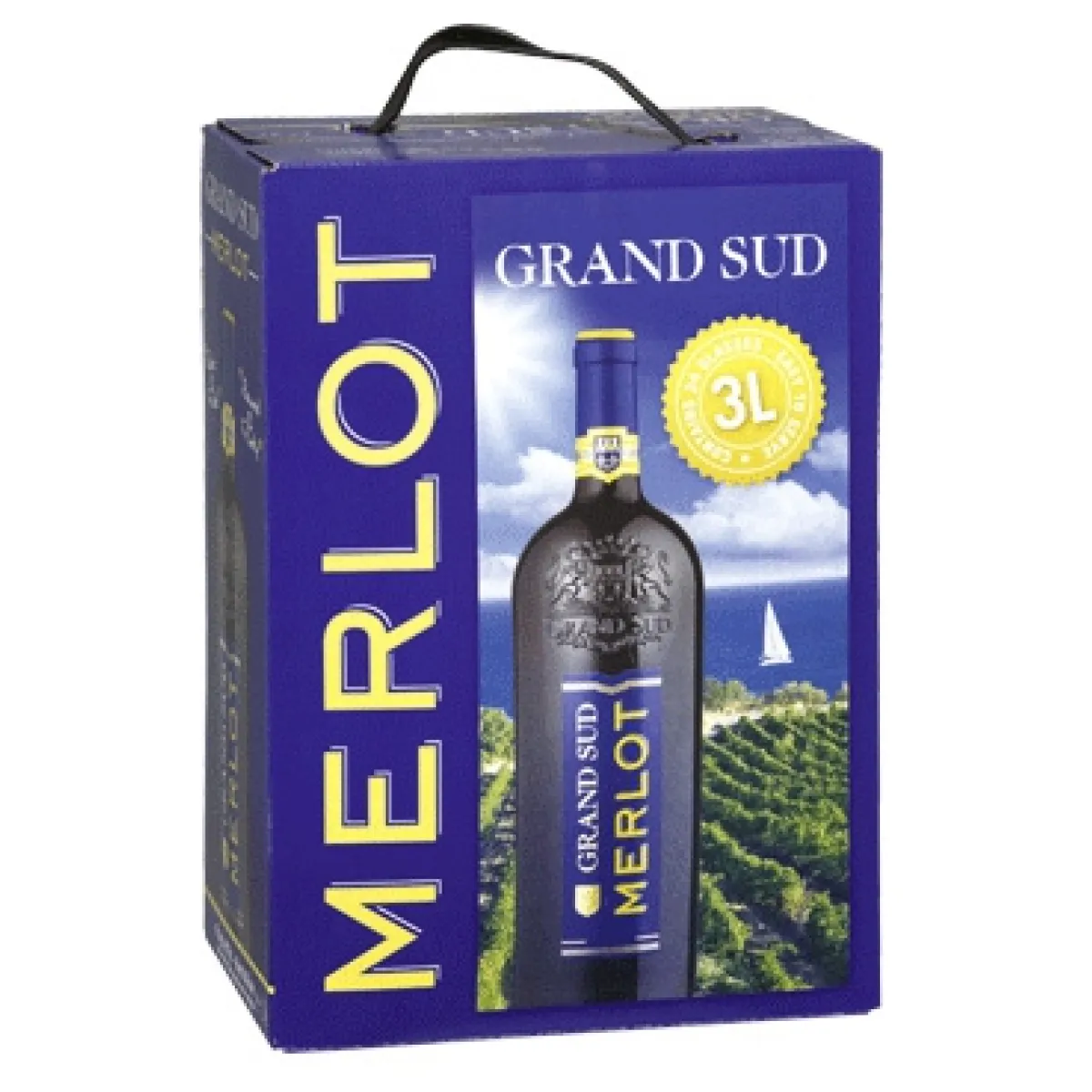 Grand Sud Merlot Rotwein trocken Bag in Box 3 l | 2023