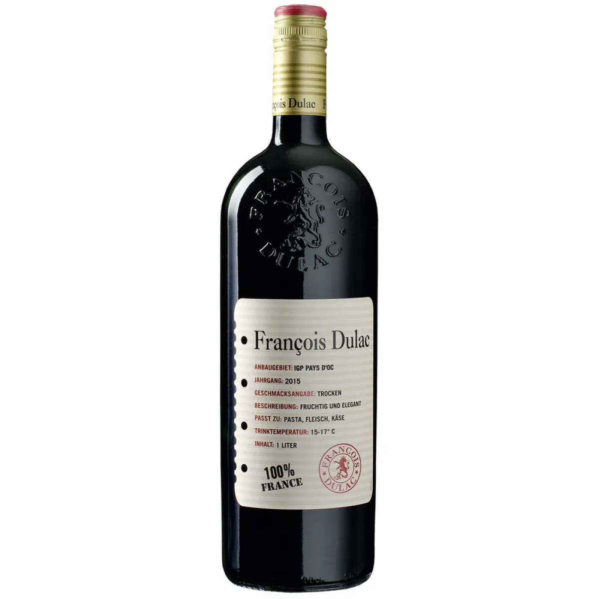 Francois Dulac Rotwein trocken 1 l | 2023