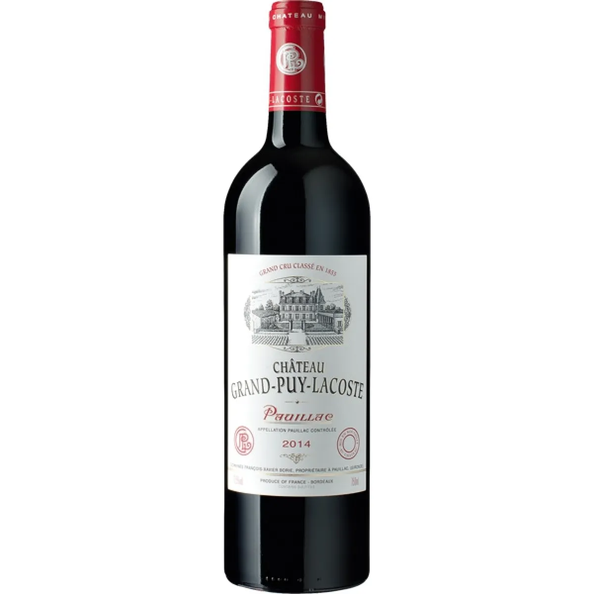 Château Grand Puy Lacoste 5ème Cru Classé Rotwein trocken 0,75 l | 2014