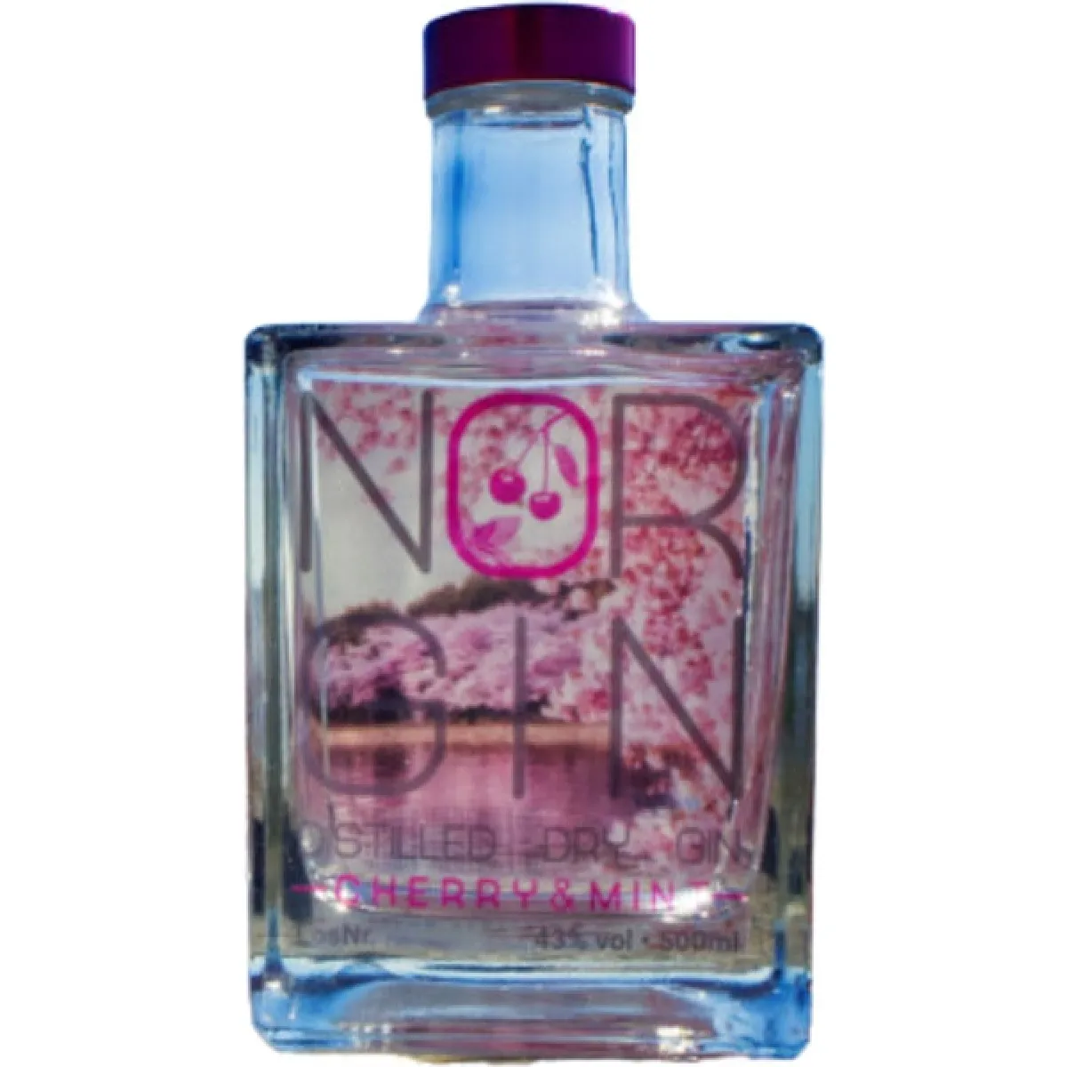 NORGIN Cherry & Mint 43% vol. 0,5 l