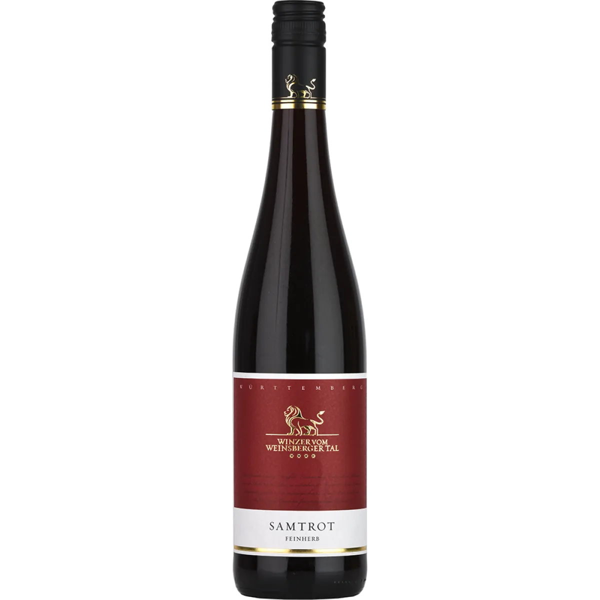 Winzer vom Weinsberger Tal Samtrot Rotwein feinherb 0,75 l | 2023