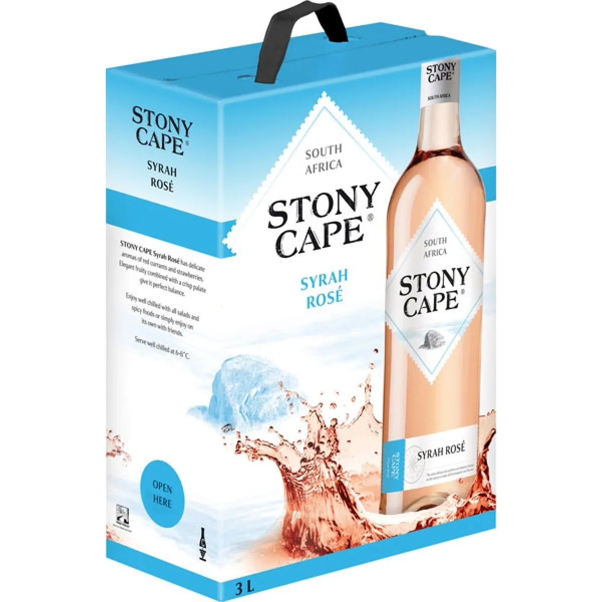 Stony Cape Syrah Roséwein trocken Bag in Box 3 l