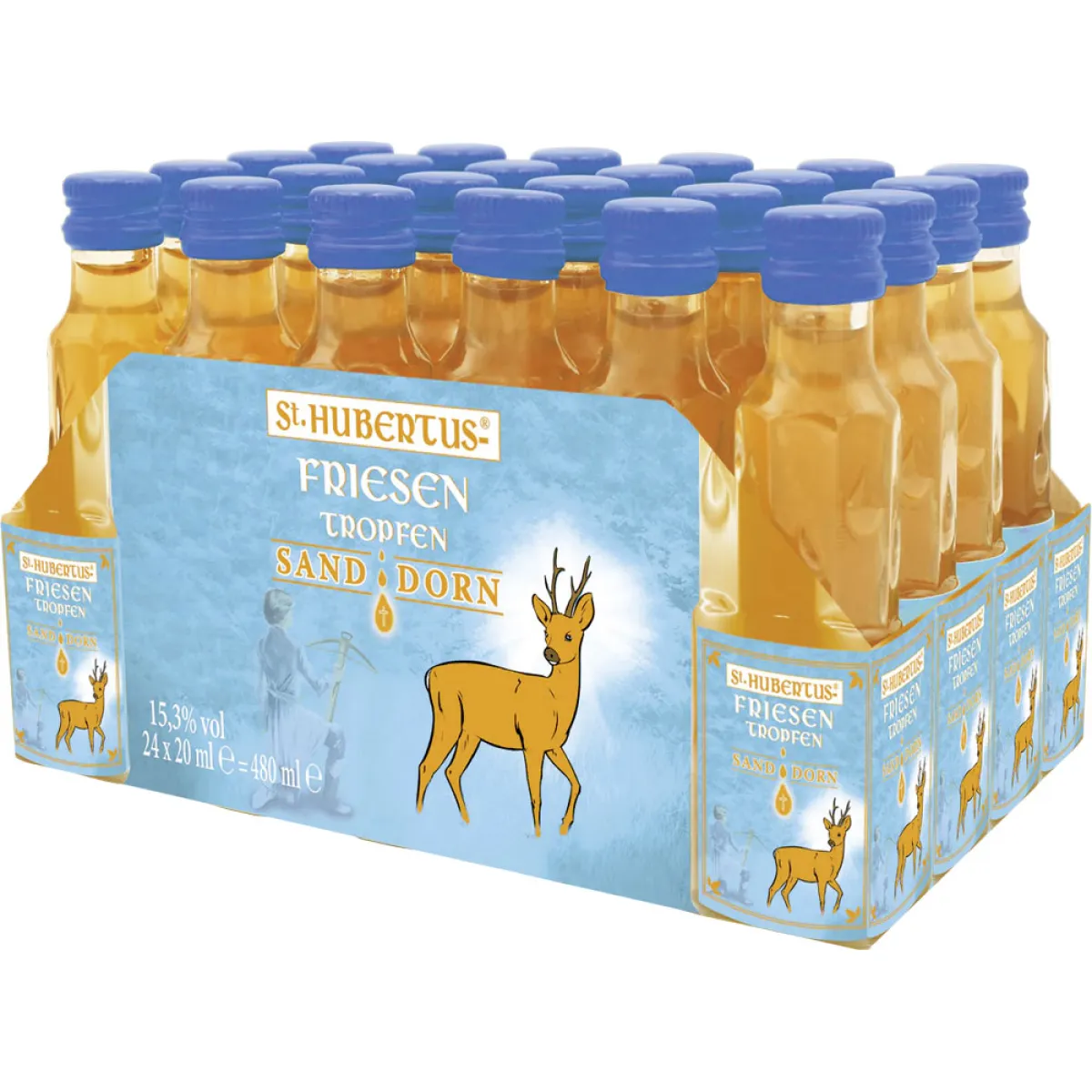 St. Hubertus-Friesen Tropfen Sanddorn 15,3% vol. 24x20 ml