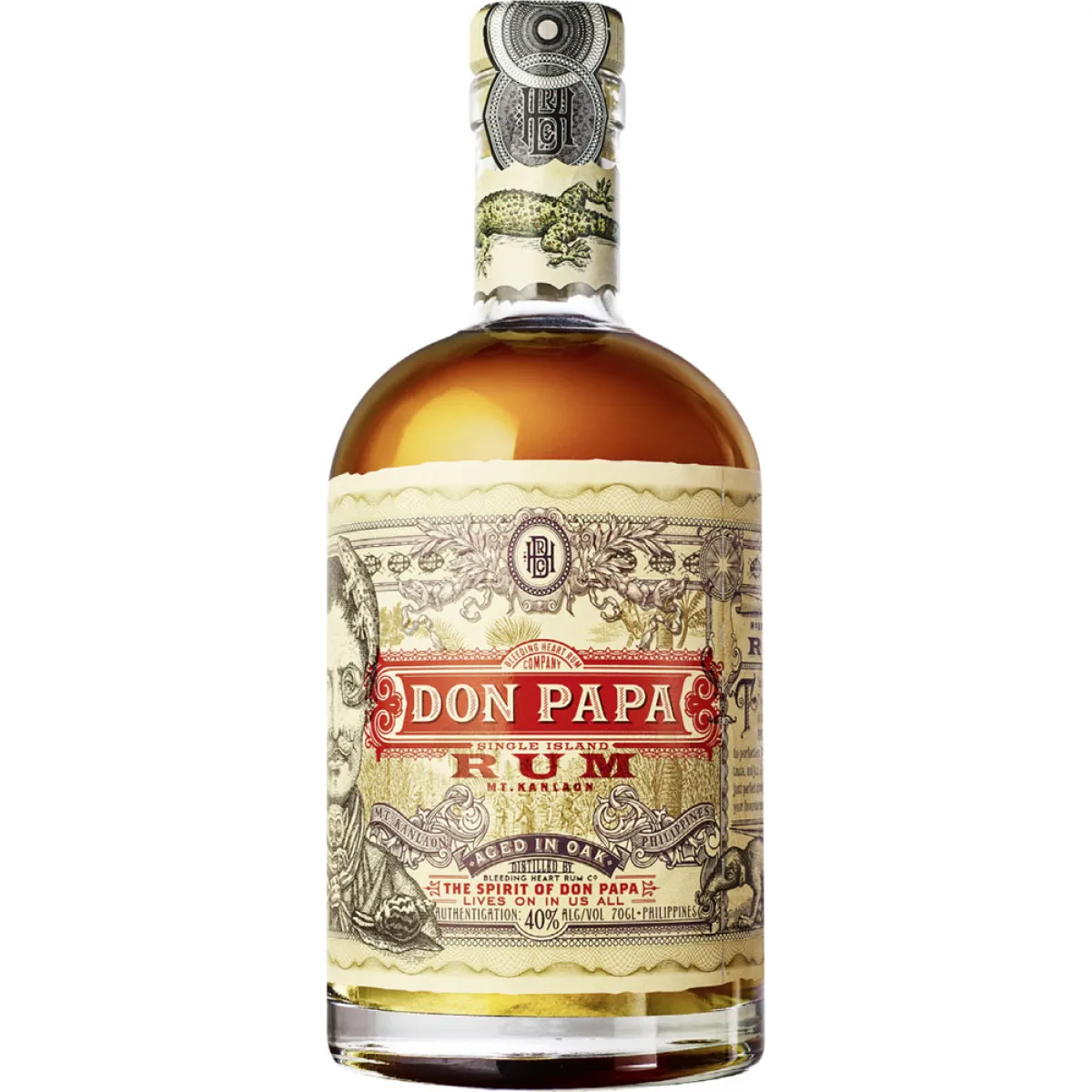Don Papa Single Island Rum 7 Years 40% vol. 0,7 l