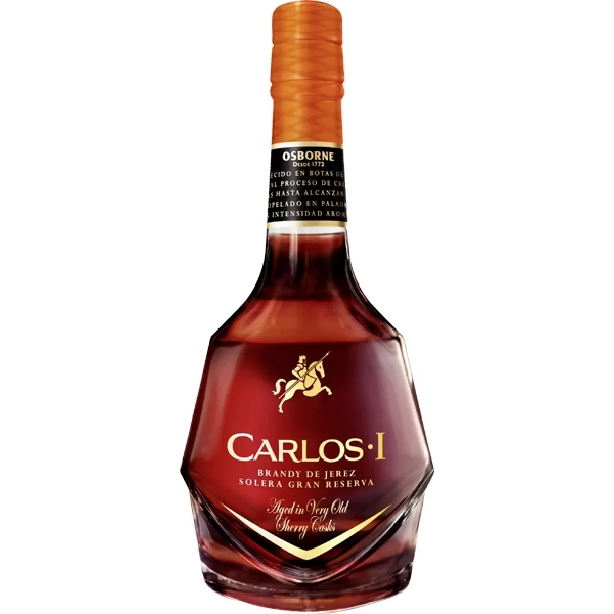 Carlos I Brandy de Jerez Solera Gran Reserva 40% vol. 0,7 l