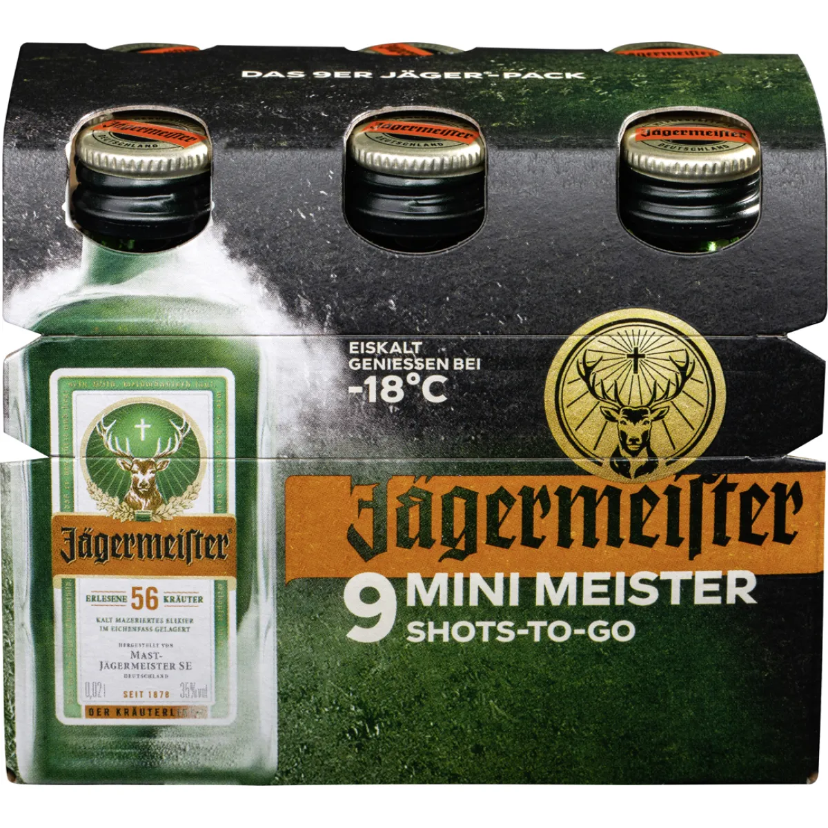 Jägermeister 35% vol. 9x20 ml