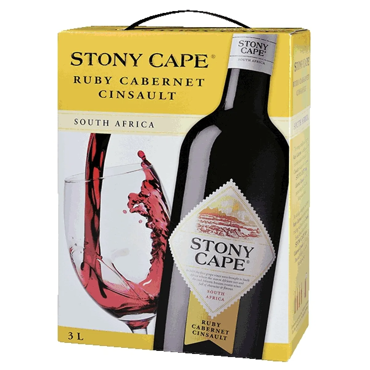 Stony Cape Ruby Cabernet - Cinsault Rotwein trocken Bag in Box 3 l
