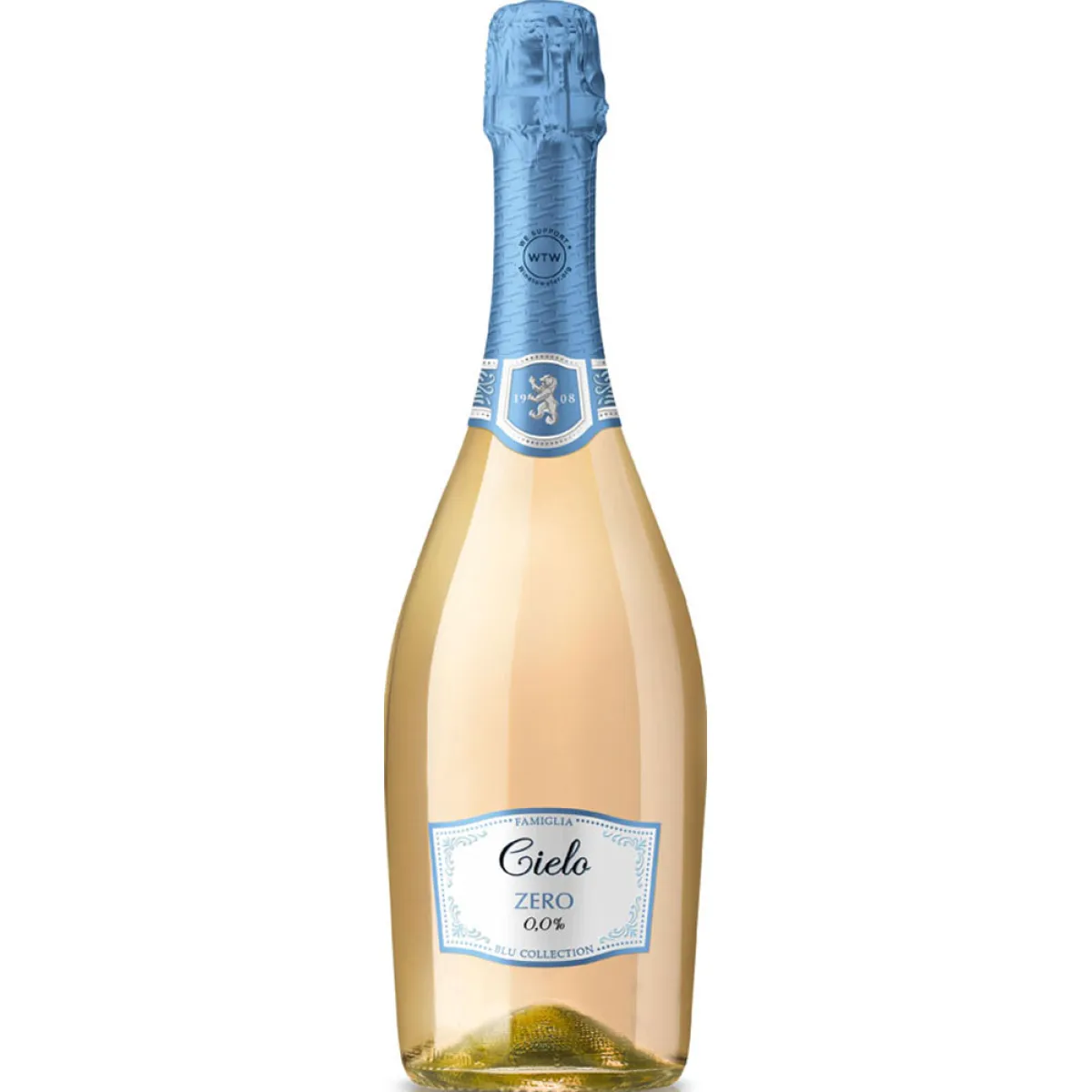 Cielo Zero 0,0% Blu Collection Vegan alkoholfrei Mild 0,75 l