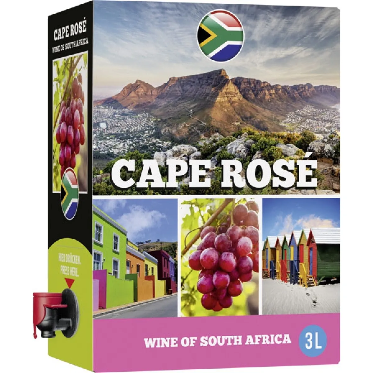 Weinkellerei Einig-Zenzen Cape Wine Roséwein trocken Bag in Box 3 l