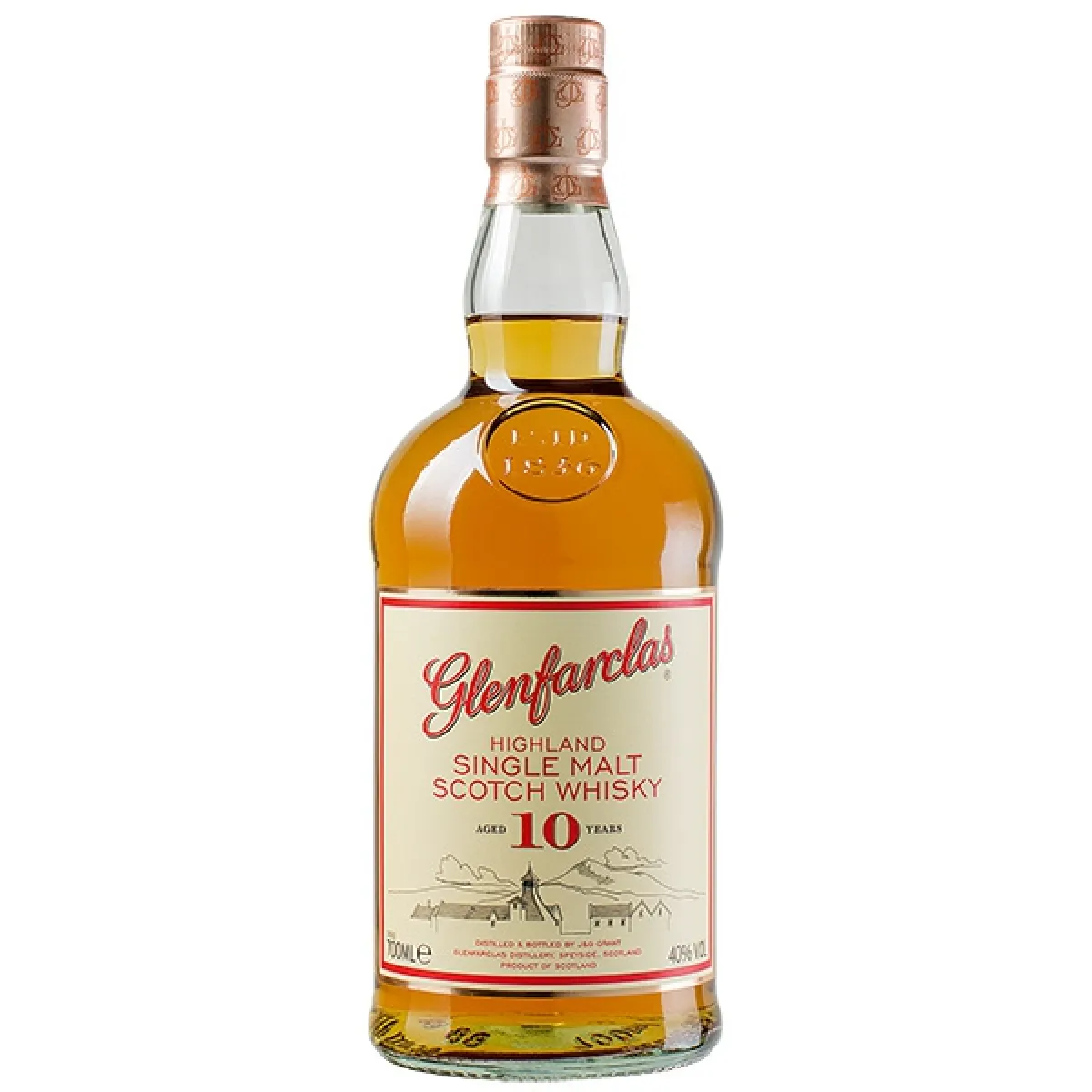 Glenfarclas Single Malt Scotch Whisky 10 Years 40% vol. 0,7 l