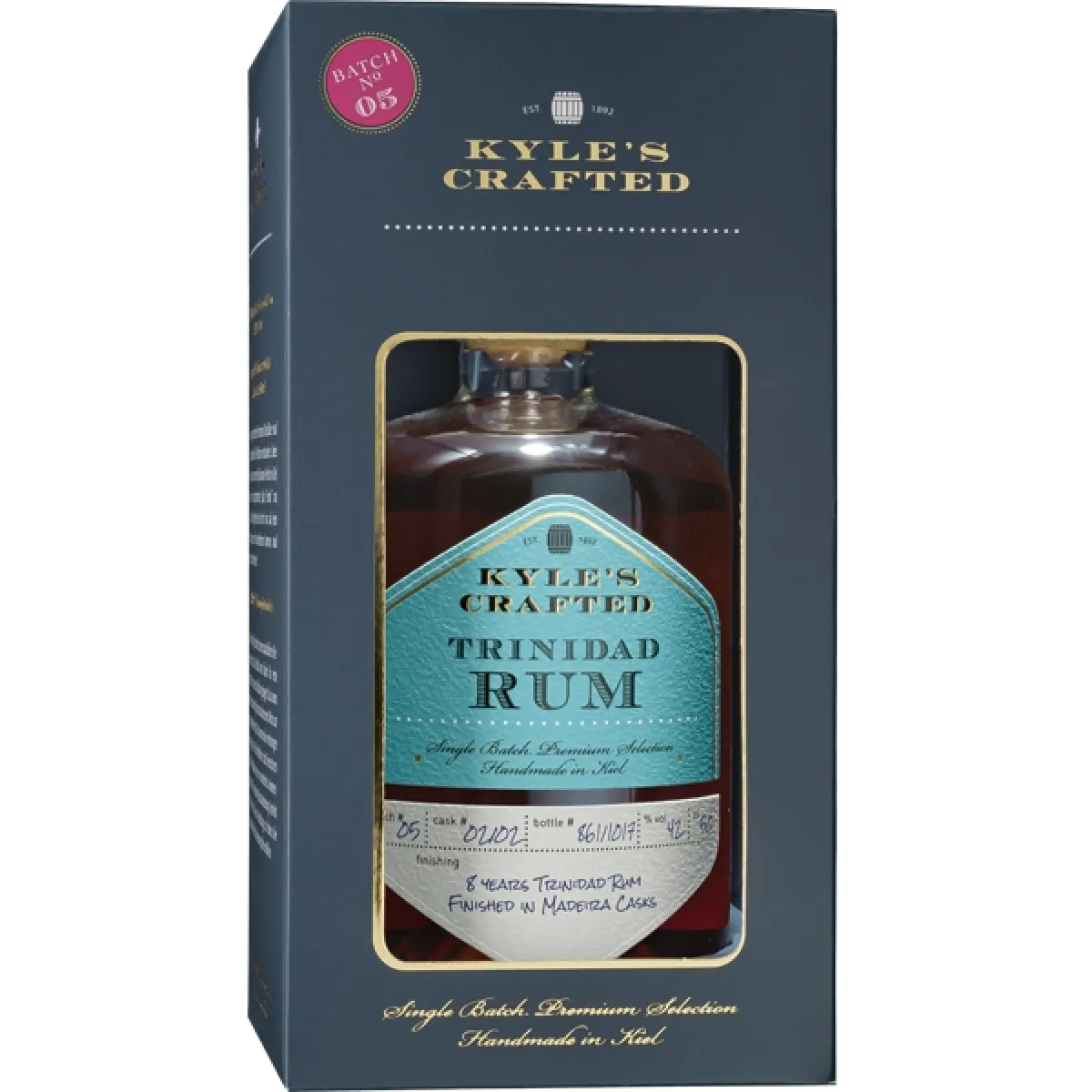 Kyle`s Crafted Trinidad Rum Batch No.5 42% vol. 0,5 l