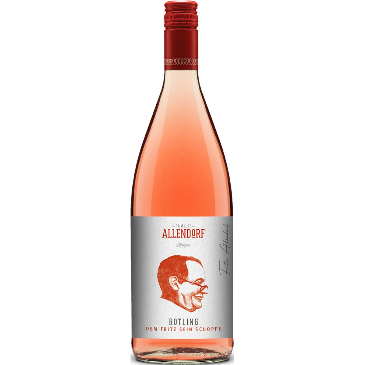 Allendorf Rotling 'Dem Fritz sein Schoppe' Vegan Roséwein trocken 1 l | 2025