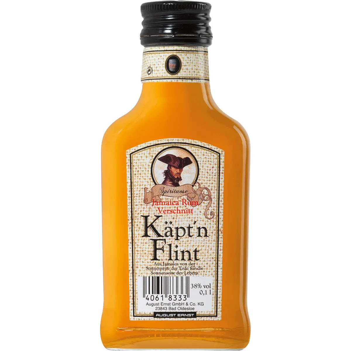 Käpt`n Flint Jamaika Rum-Verschnitt 38% vol. 0,1 l