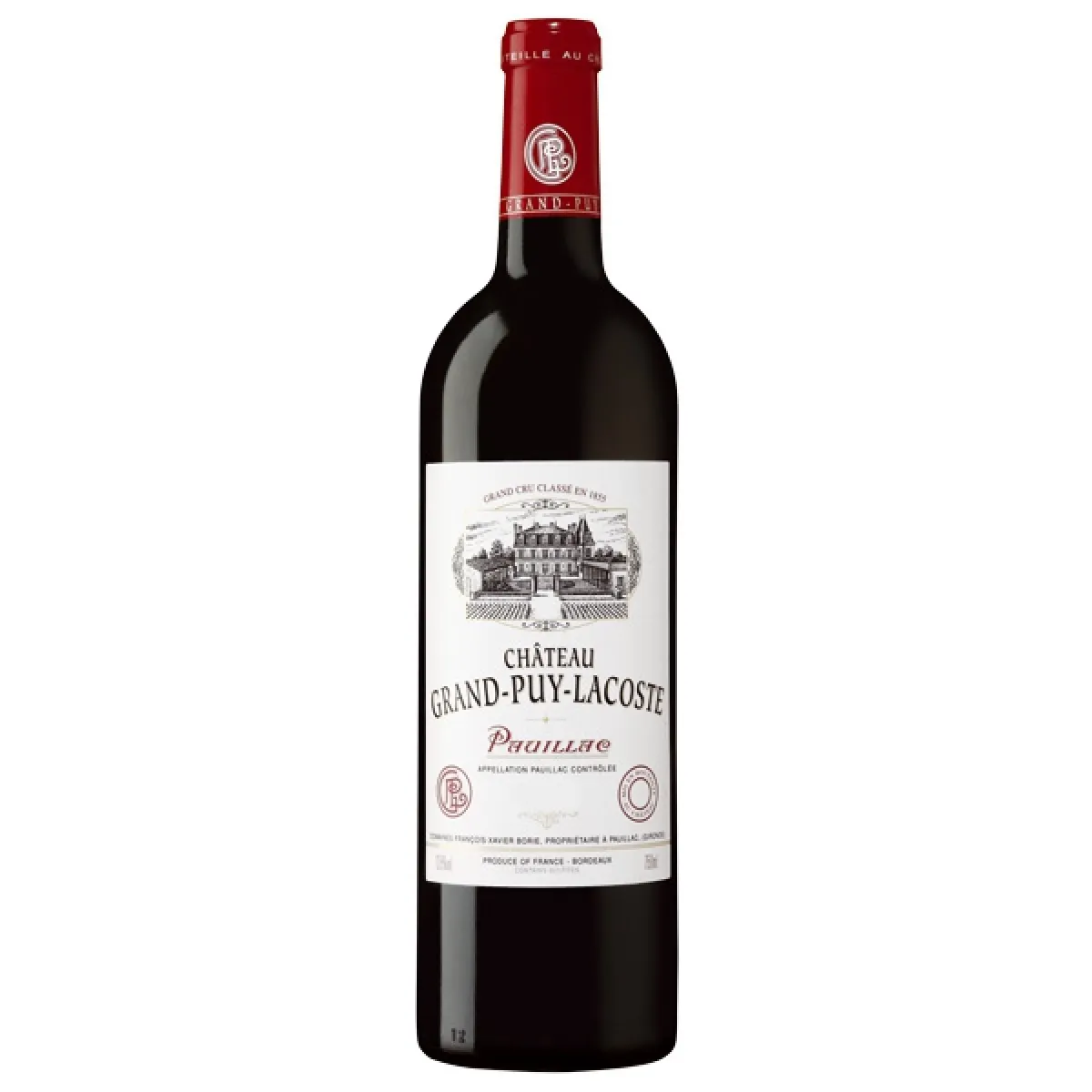 Château Grand Puy Lacoste 5ème Cru Classé Rotwein trocken 0,75 l | 2012