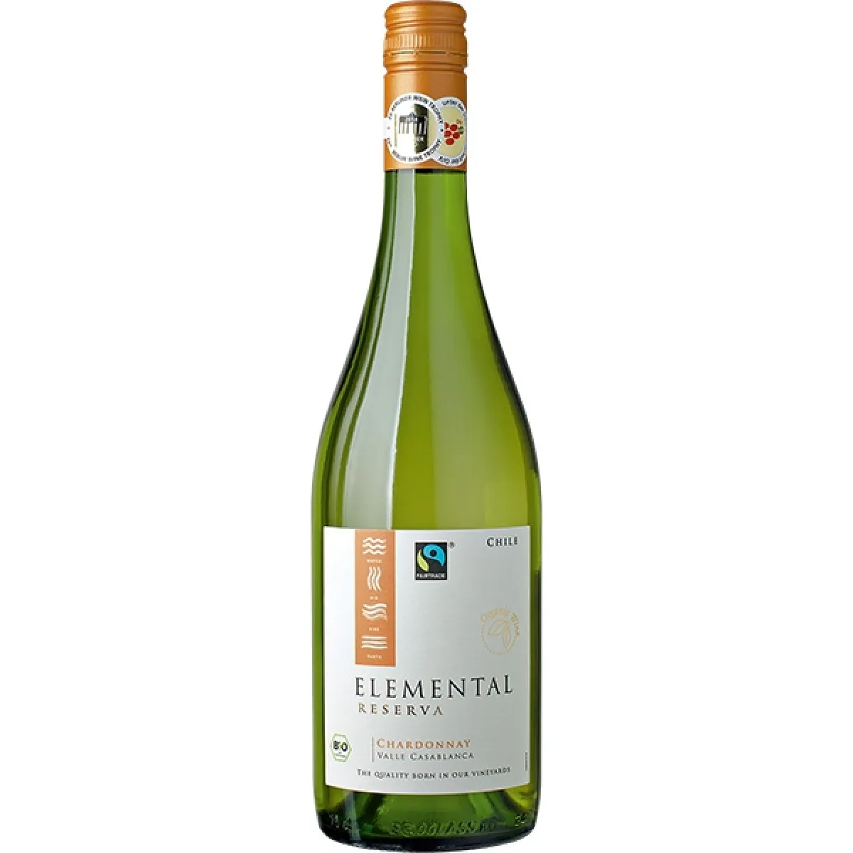 Elemental Chardonnay Reserva Bio/Vegan Weißwein trocken 0,7 l | 2023
