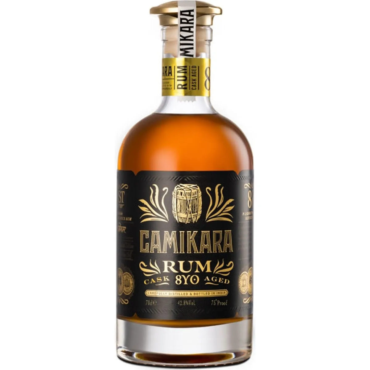Camikara Indian Pure Cane Juice Rum 8 Years 42,8% vol. 0,7 l