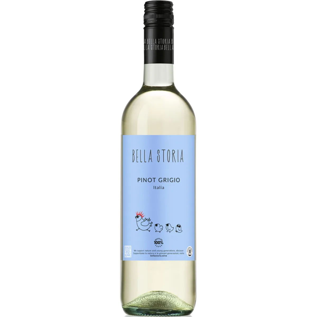 Bella Storia Pinot Grigio Bio/Vegan Weißwein trocken 0,75 l | 2025