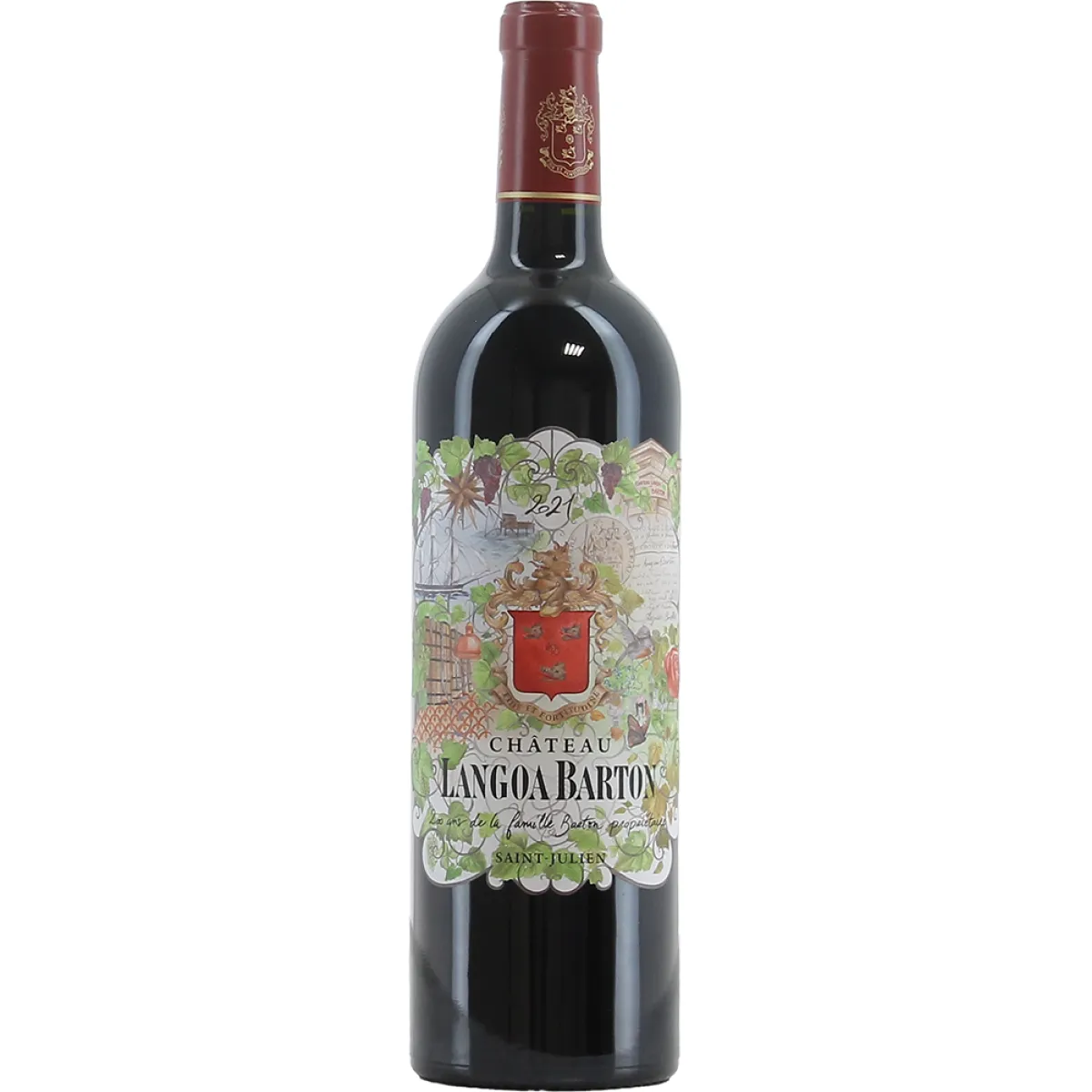 Château Langoa Barton 3ème Cru Classé Rotwein trocken 0,75 l | 2021