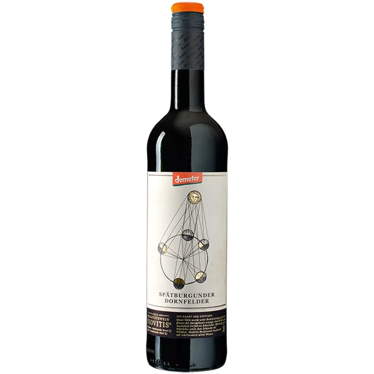 Peter Mertes Biovitis Spätburgunder/Dornfelder Bio/Vegan Rotwein trocken 0,75 l | 2022