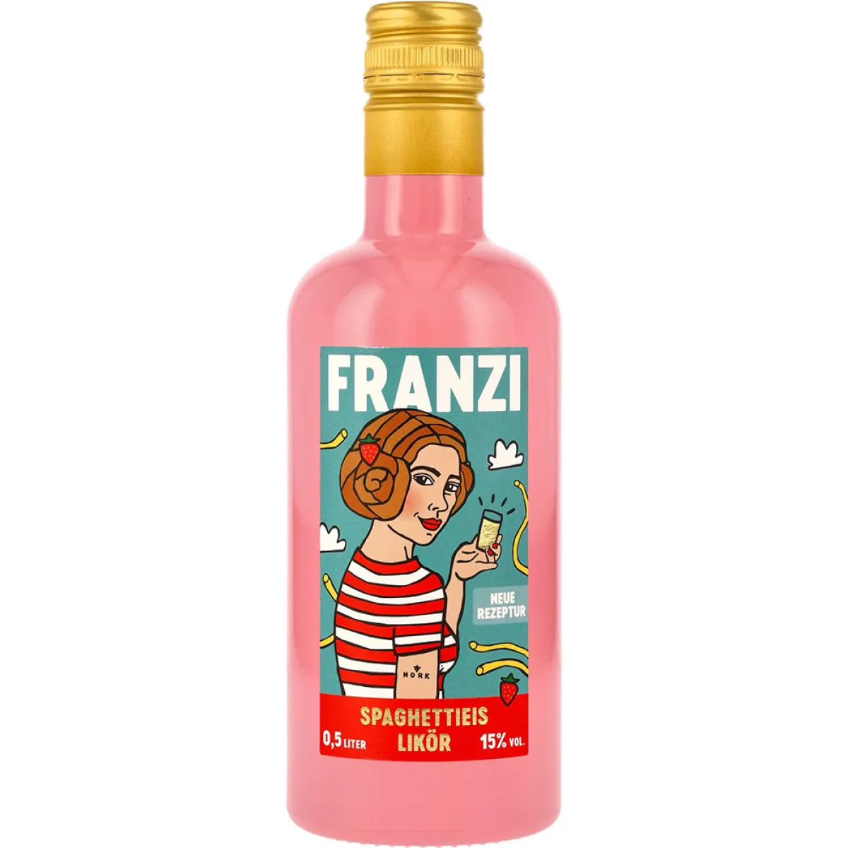 Franzi Spaghettieis Likör Vegan 15% vol. 0,5 l