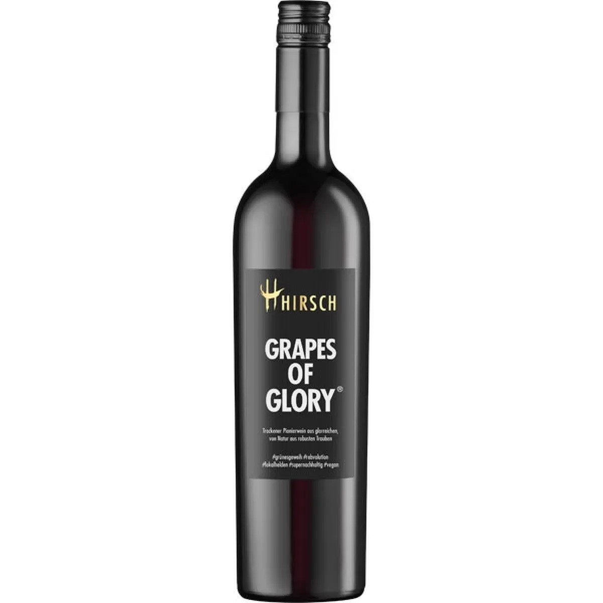 Hirsch Grapes of Glory Cuvée Aged Vegan Rotwein trocken 0,75 l