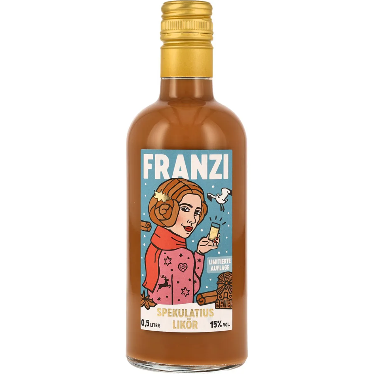 Franzi Spekulatius Likör Vegan 15% vol. 0,5 l