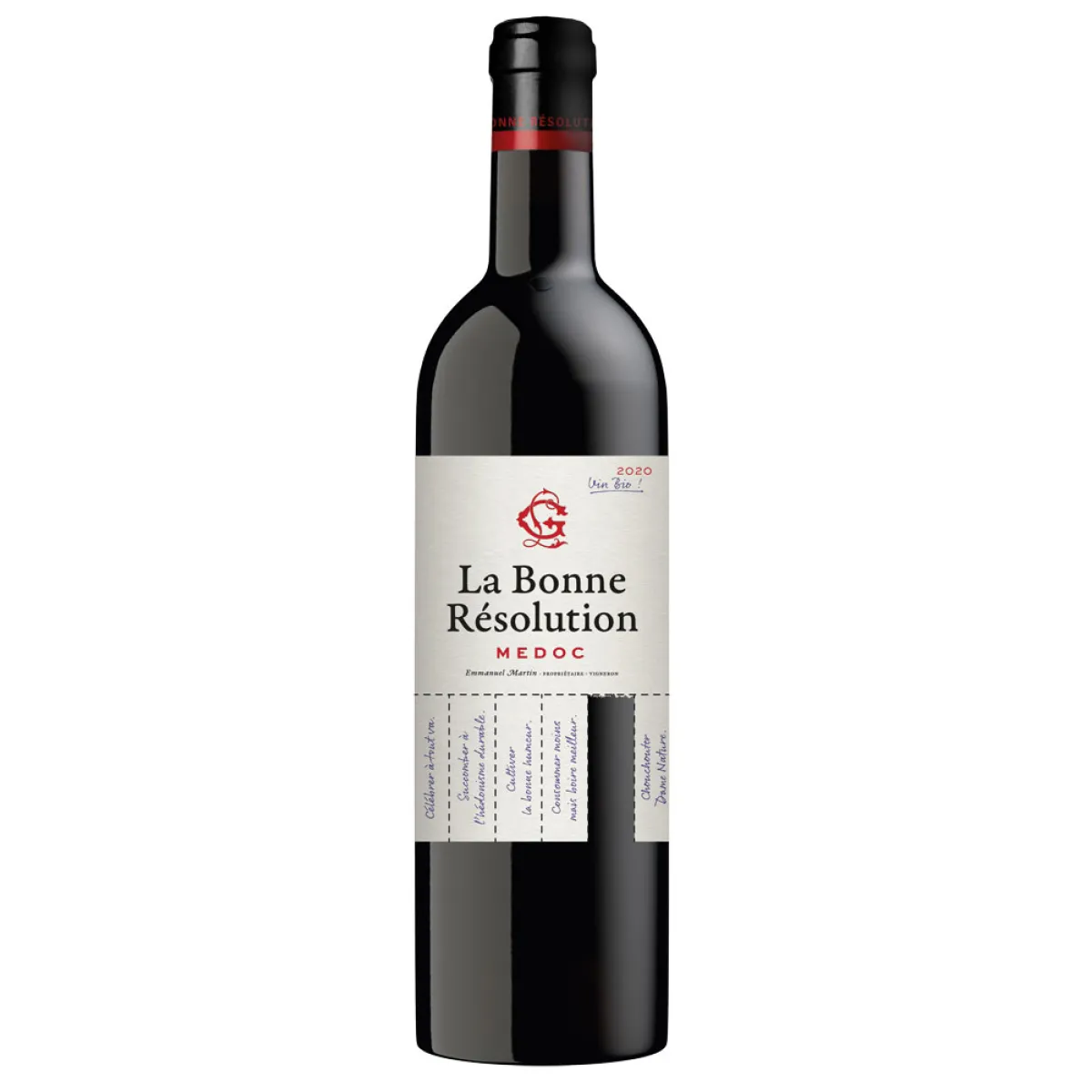La Bonne Résolution Medoc Bio Rotwein trocken 0,75 l | 2022