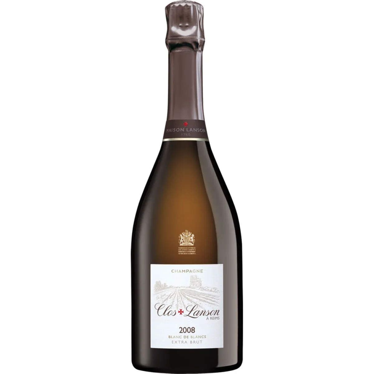 Champagner Clos Lanson Holzkiste Blanc de Blancs Extra Brut 0,75 l | 2008