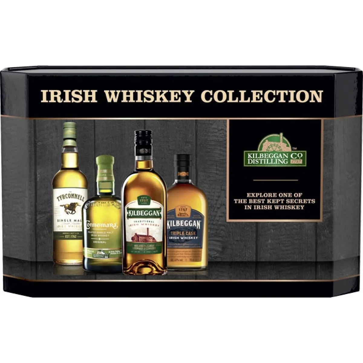 Kilbeggan Irish Whiskey Collection Tasting-Set 4 Flaschen 40-43% vol. 4 x 0,05 l