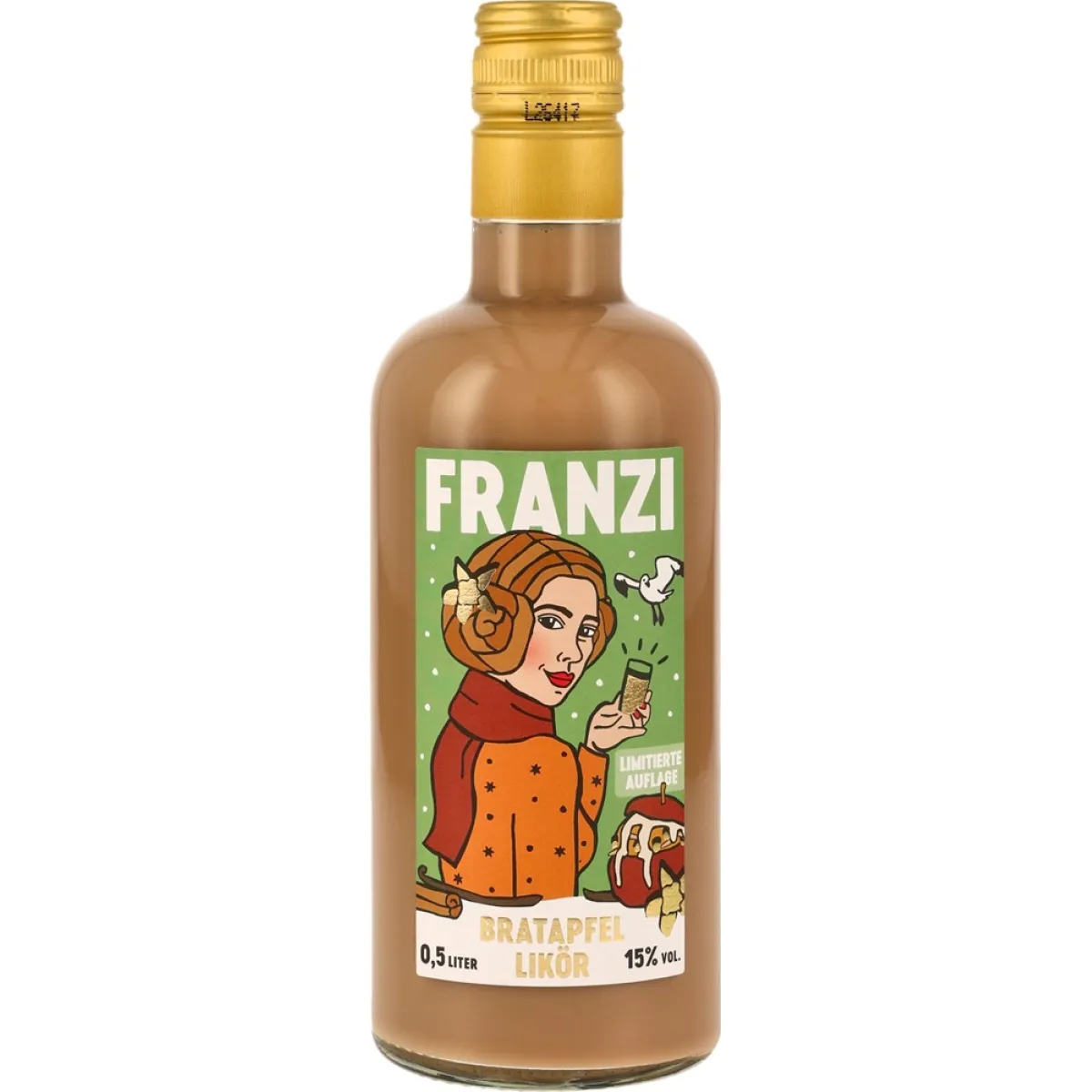 NORK Franzi Bratapfel Likör Vegan 15 % vol. 0,5 l