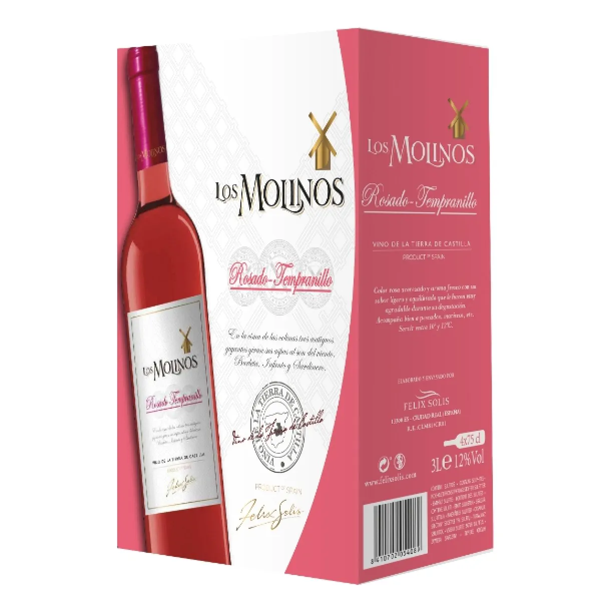 Felix Solis Los Molinos Roséwein trocken Bag in Box 3 l