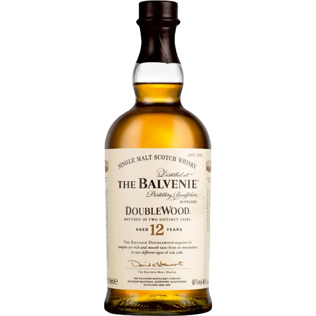 The Balvenie Doublewood Single Malt Scotch Whisky 12 Years 40% vol. 0,7 l