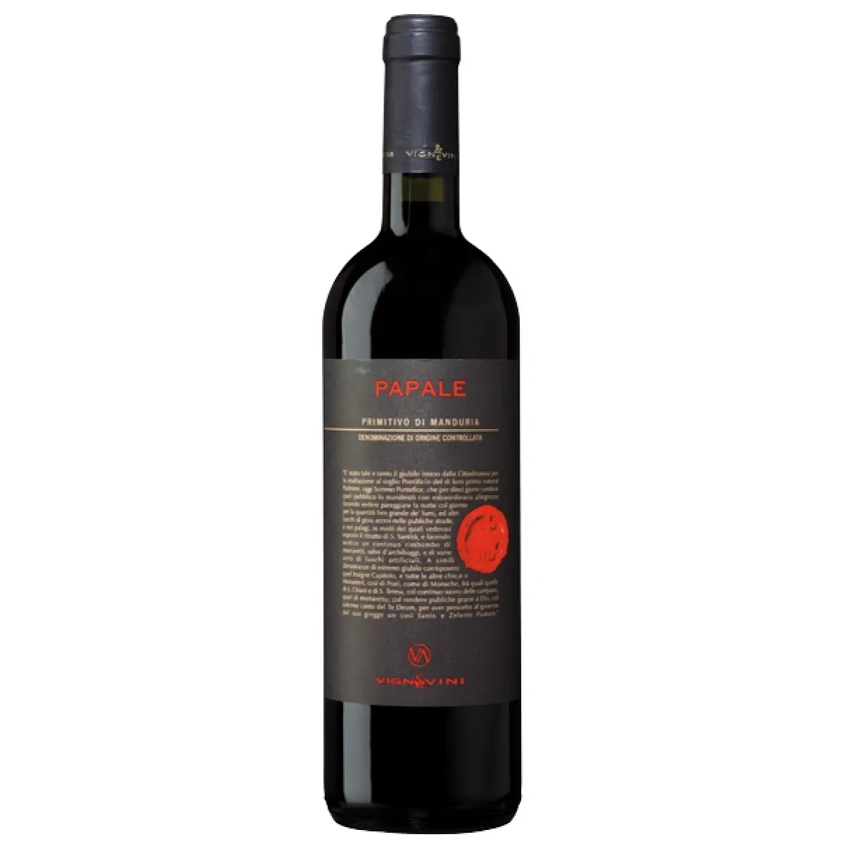 Varvaglione Vigne & Vini Papale Primitivo Rotwein trocken 0,75 l | 2022