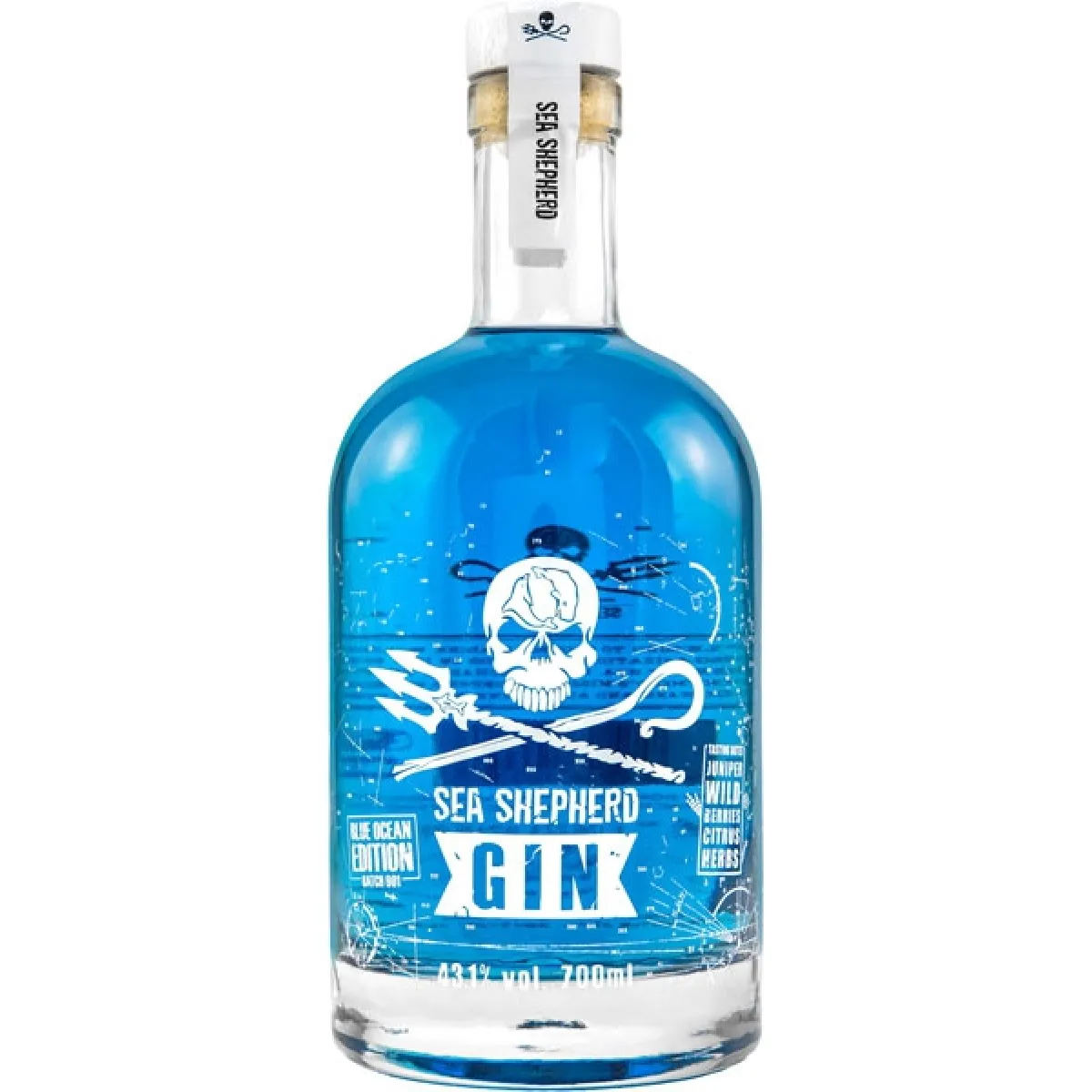 Sea Shepherd Blue Ocean Gin 43,1% vol. 0,7 l