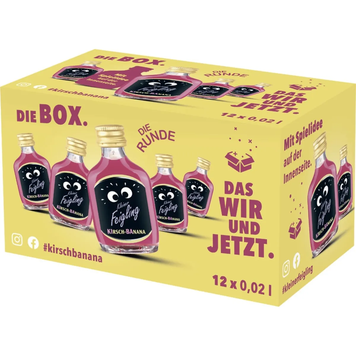 Kleiner Feigling kirschbanana 15% vol. 12x20 ml