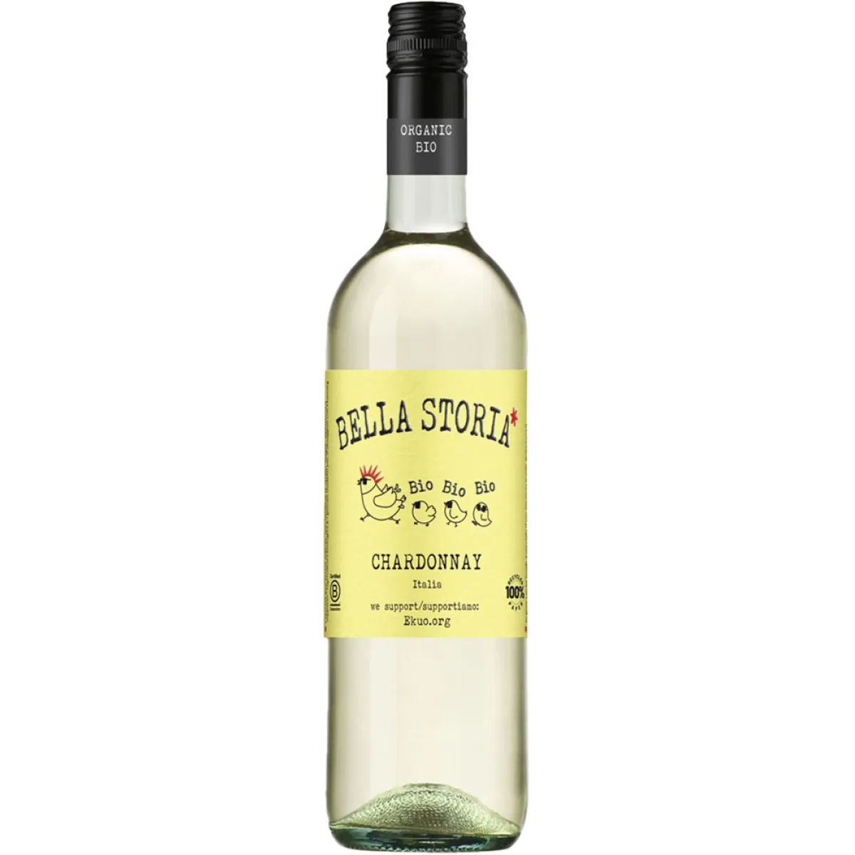 Cielo e Terra Bella Storia Chardonnay Bio/Vegan Weißwein trocken 0,75 l | 2024