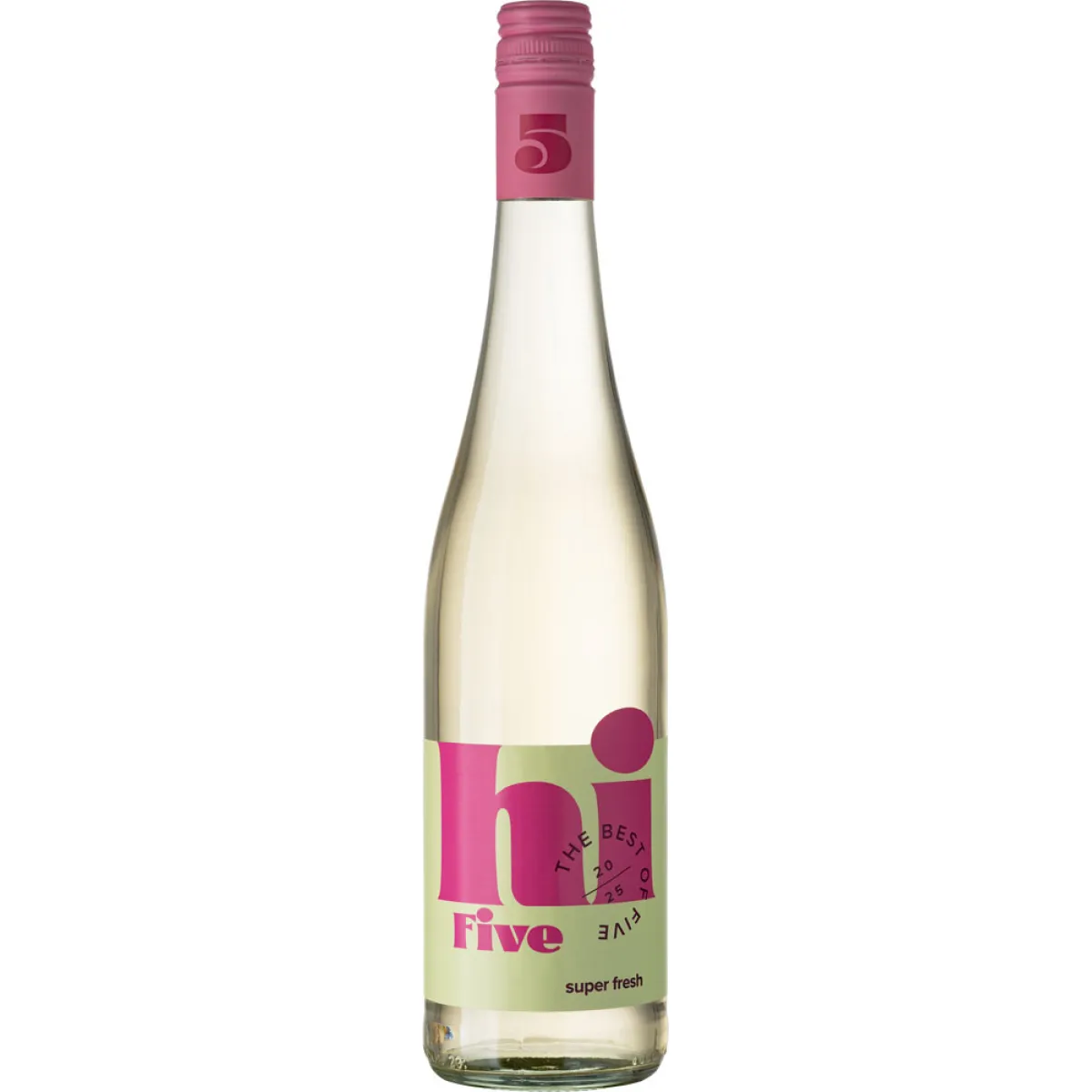 HI FIVE super fresh Cuvée Bio/Vegan Weißwein halbtrocken 0,75 l | 2025