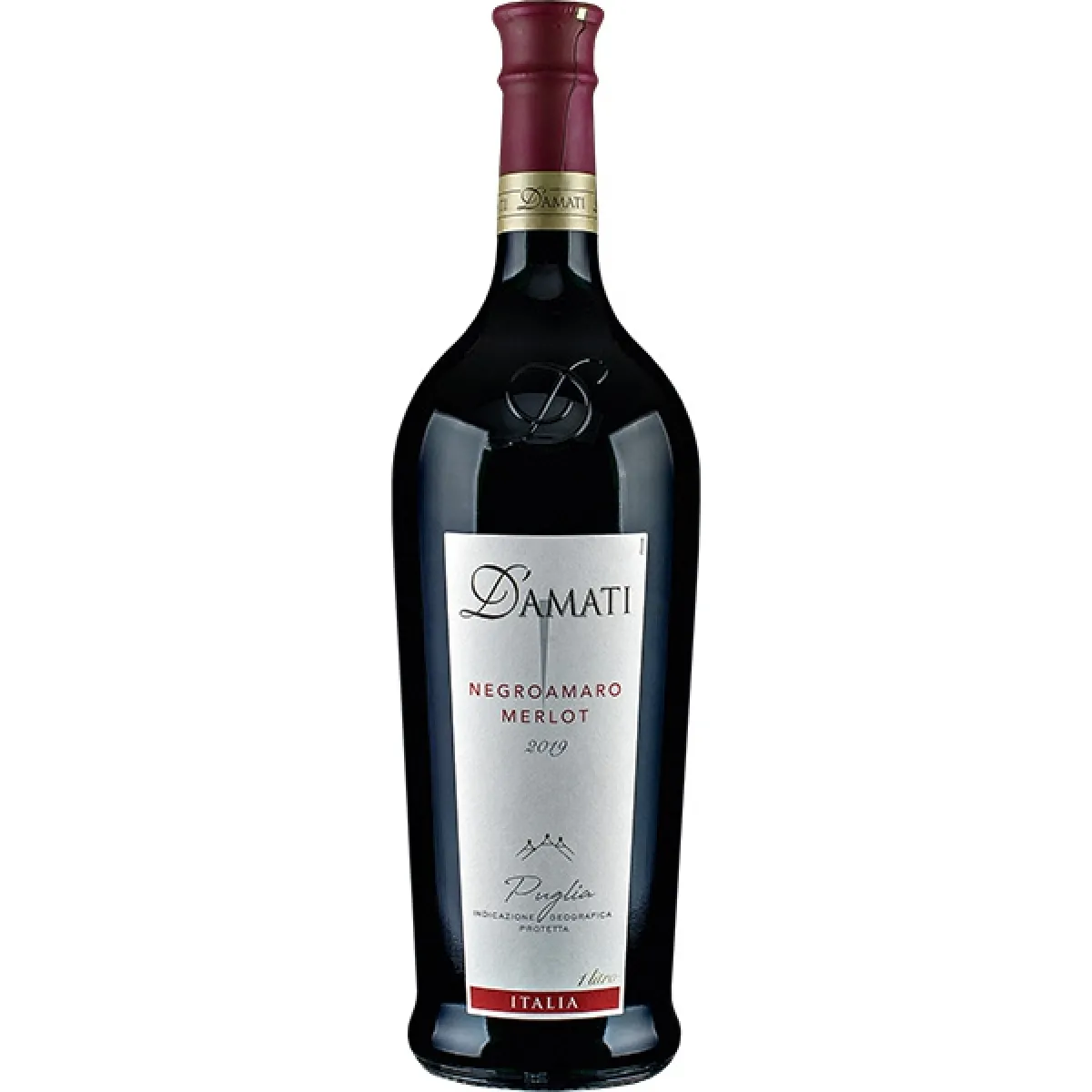 D'Amati Negroamaro Merlot Rotwein halbtrocken 1 l | 2023