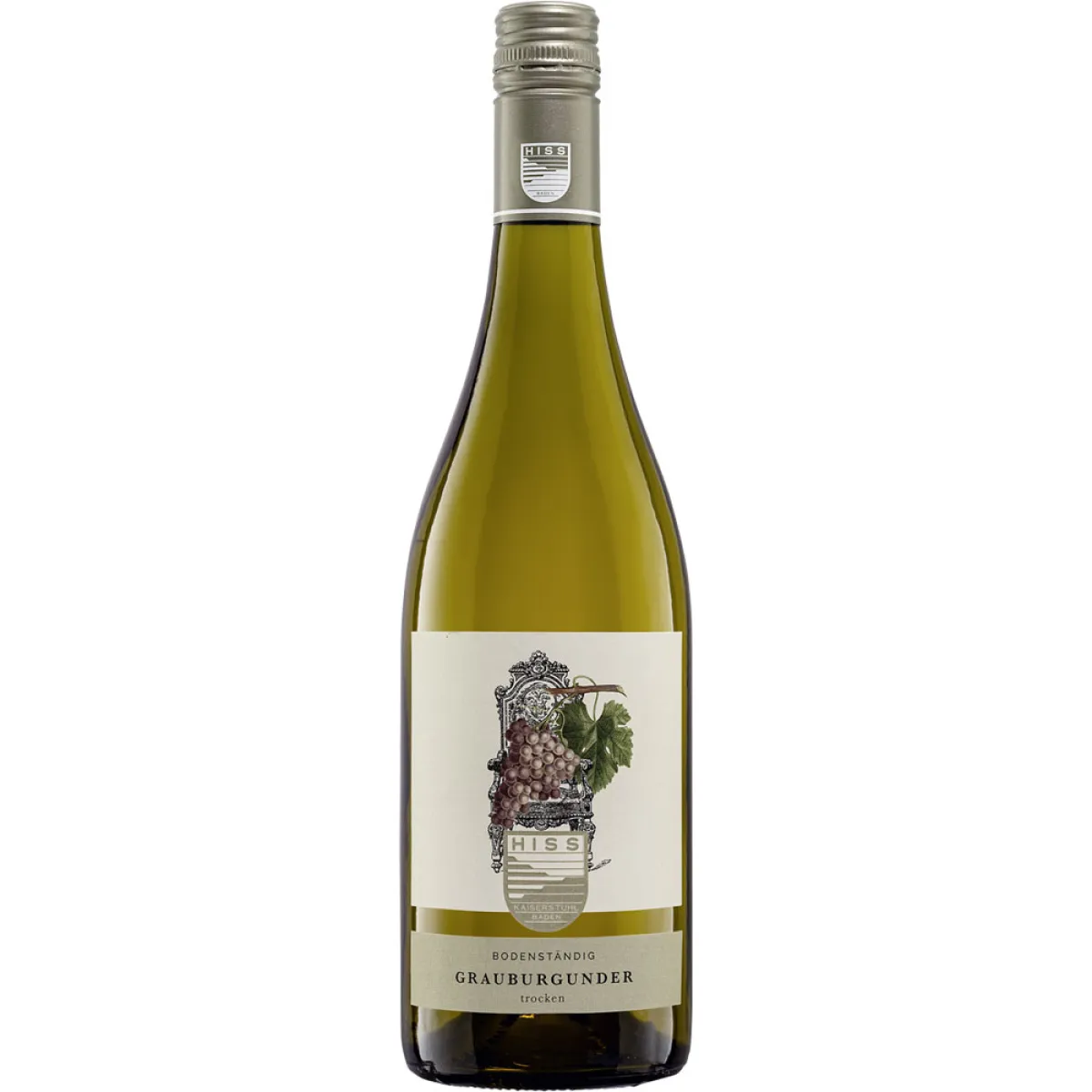 Hiss Grauburgunder Vegan Weißwein trocken 0,75 l | 2024