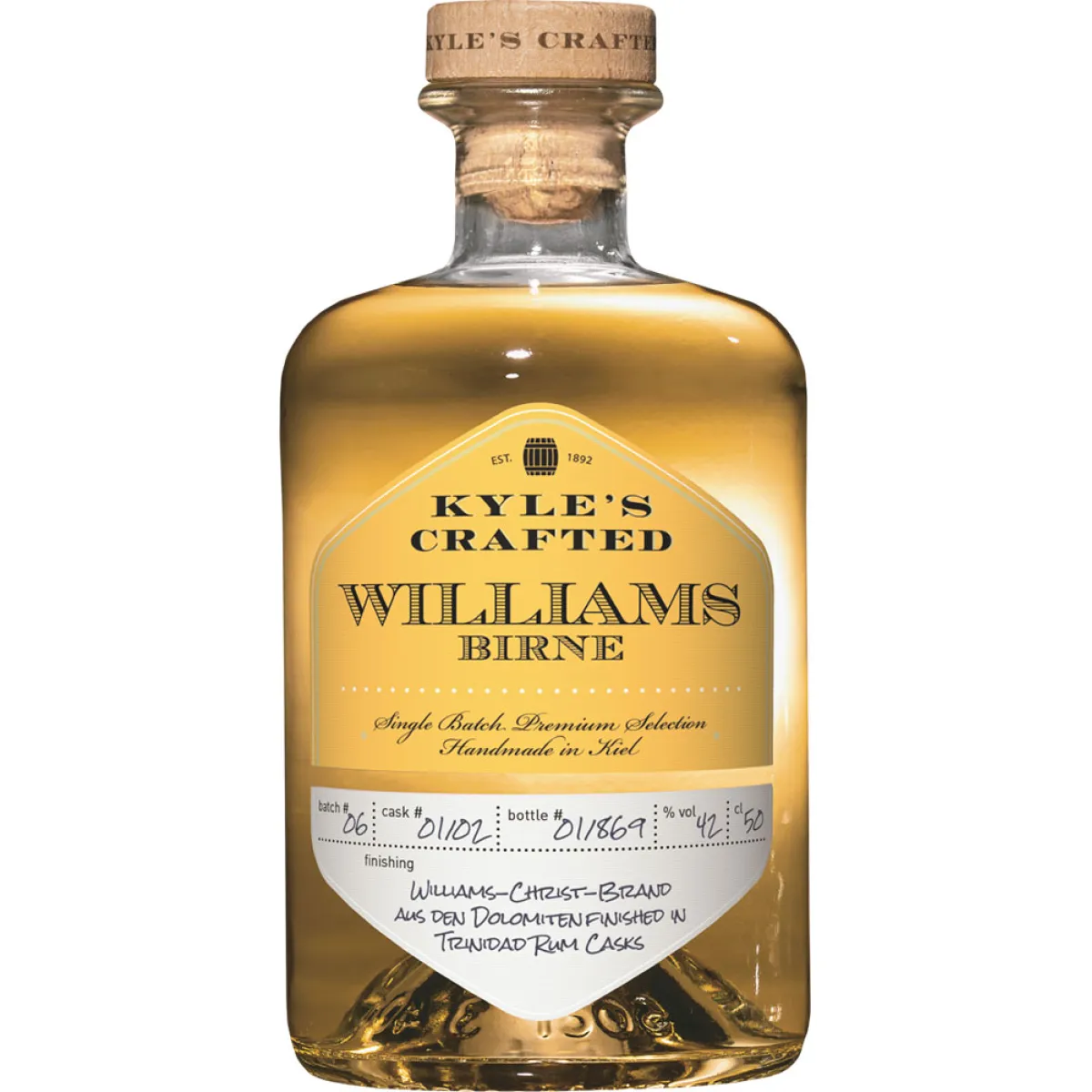 Kyle's Crafted Williams-Christ-Birne Batch No.6 42% vol. 0,5 l