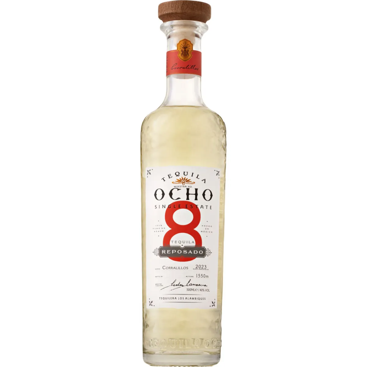 Tequila Ocho Reposado 40% vol. 0,5 l
