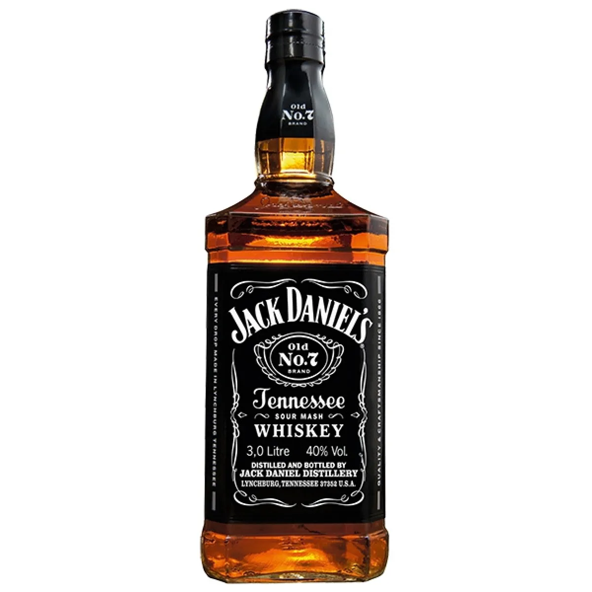 Jack Daniel's Old No.7 Tennessee Whiskey 40% vol. 3 l