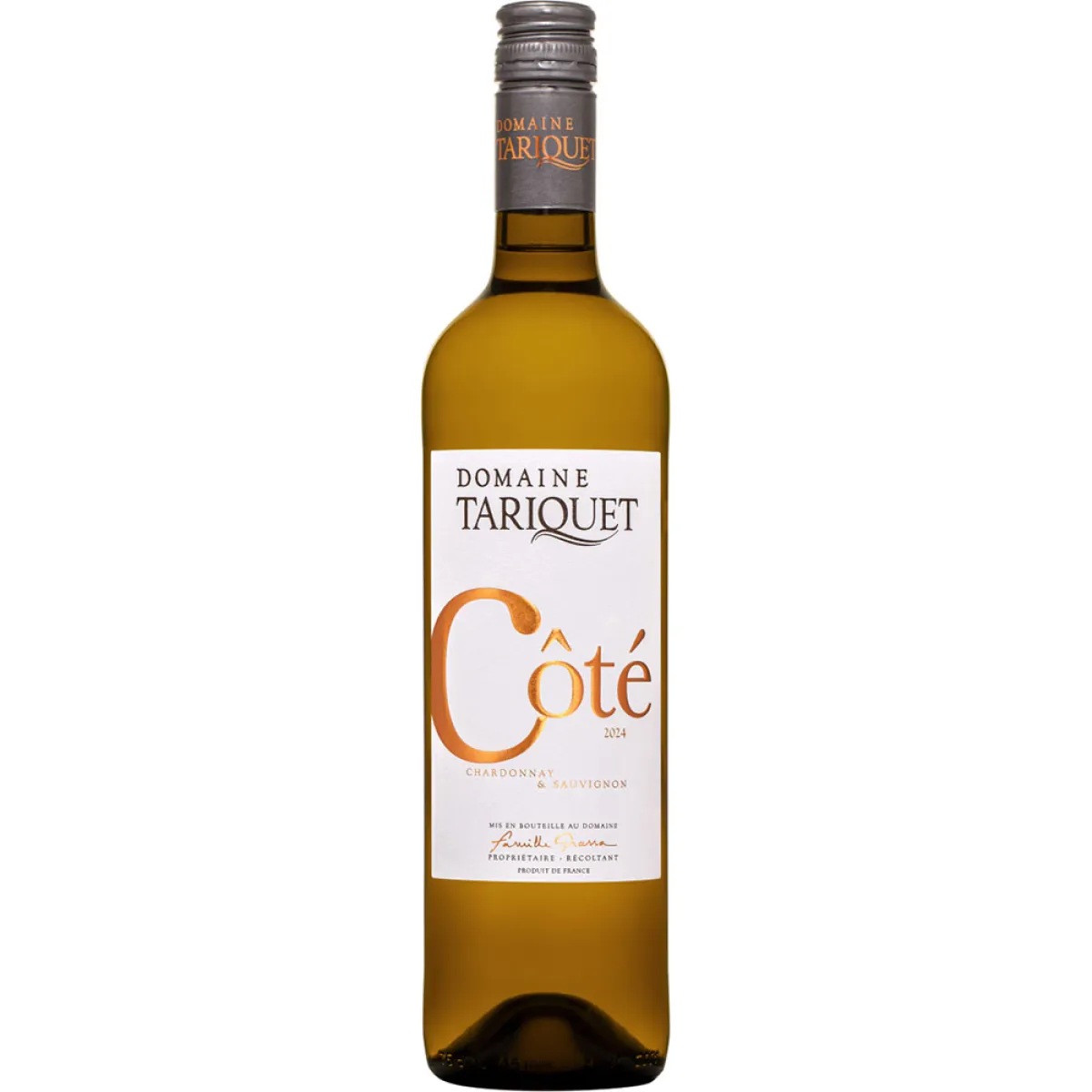 Domaine Tariquet Côté Chardonnay & Sauvignon Vegan Weißwein trocken 0,75 l | 2024