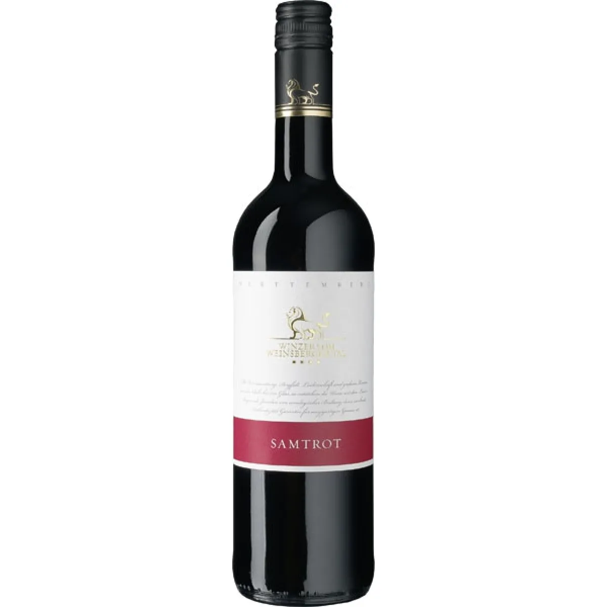 Winzer vom Weinsberger Tal Samtrot Rotwein halbtrocken 0,75 l | 2022