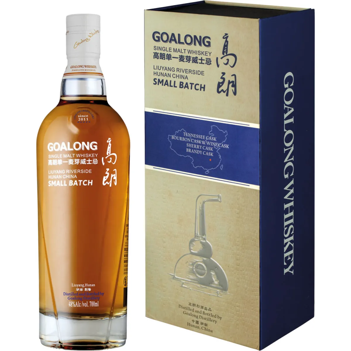 Goalong Single Malt Whiskey Small Batch 48% vol. 0,7 l