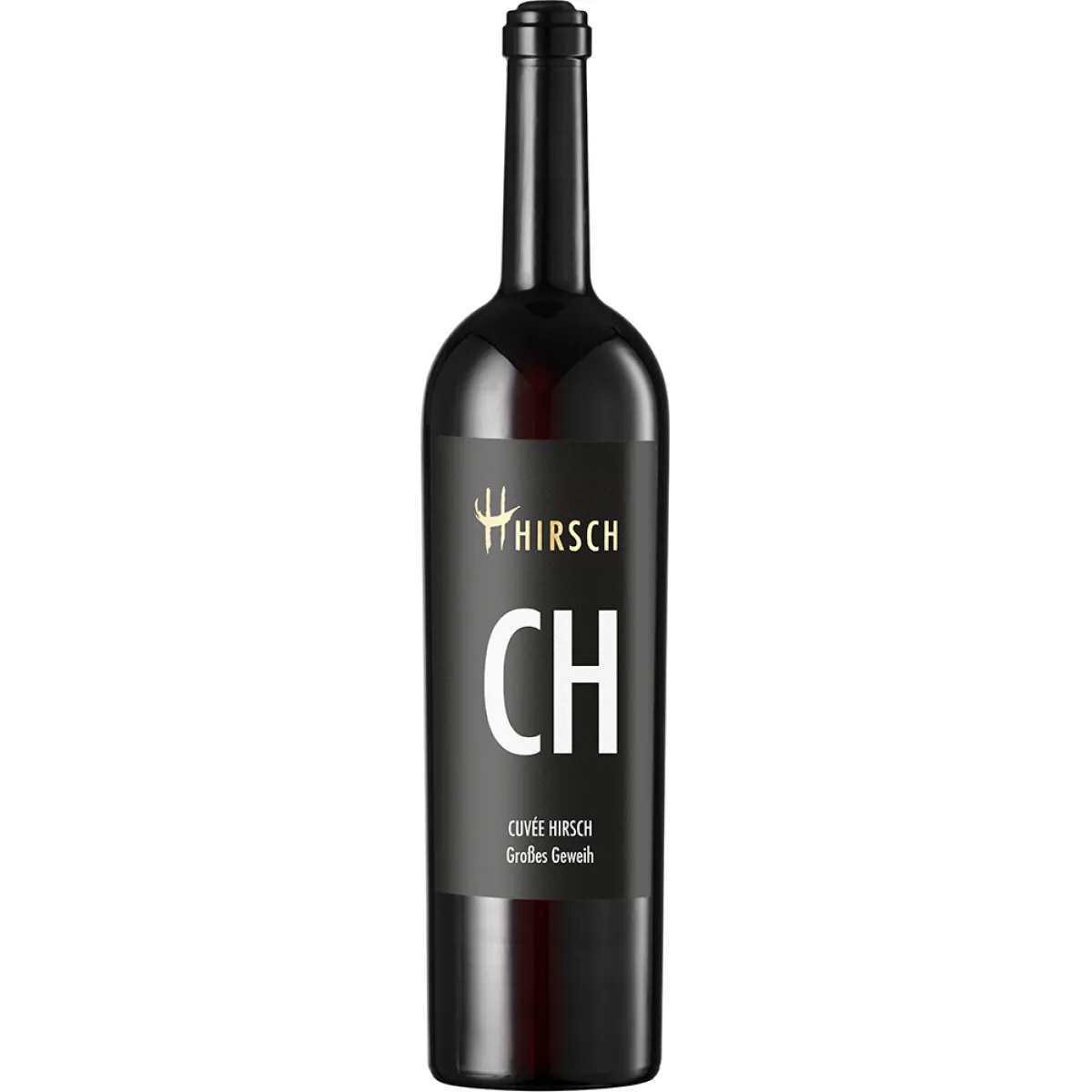 Hirsch Cuvée Großes Geweih Vegan Magnumflasche Rotwein trocken 1,5 l