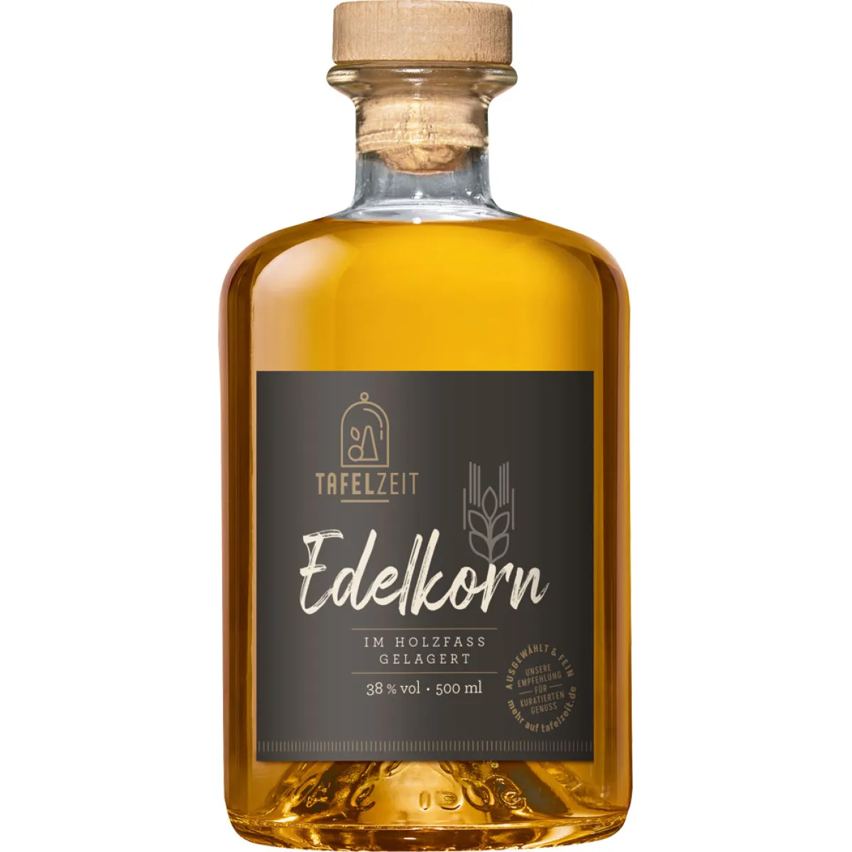 Tafelzeit Weizen Edelkorn 38 % vol. 0,5 l