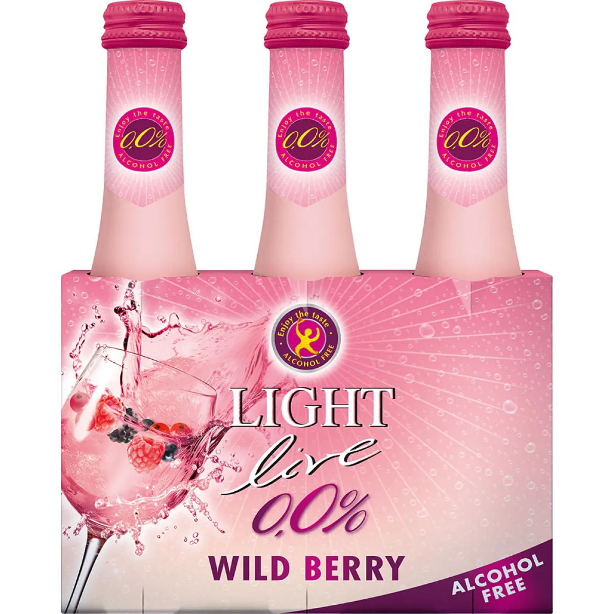 Light live Wild Berry Vegan/Alkoholfrei 3x0,2 l