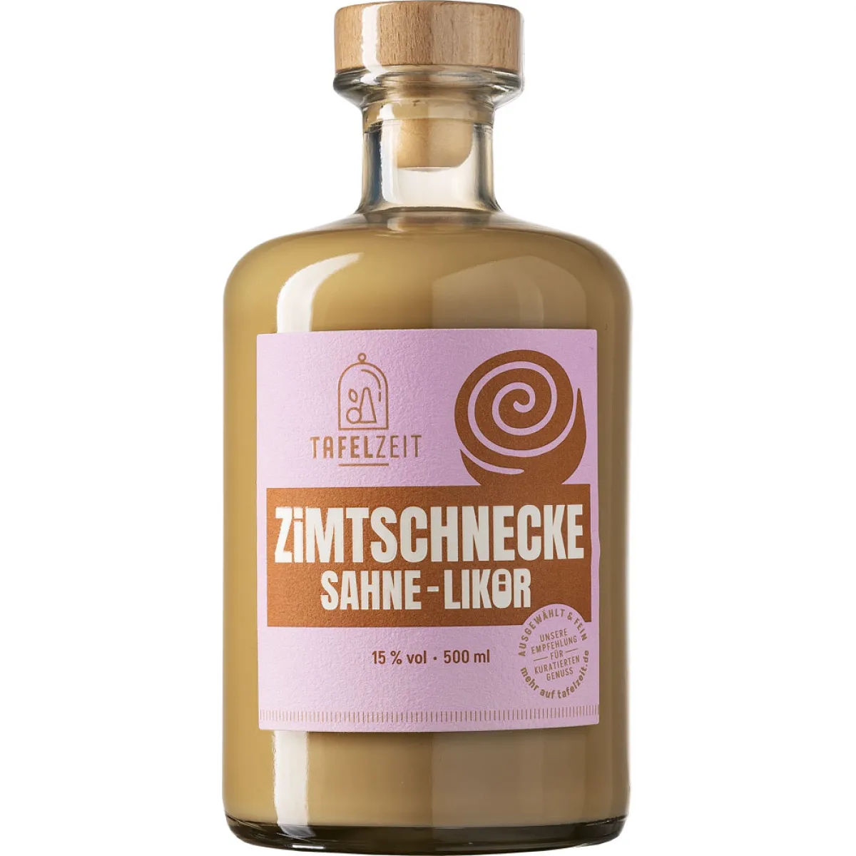 Tafelzeit Zimtschnecke Sahne-Likör 15 % vol. 0,5 l
