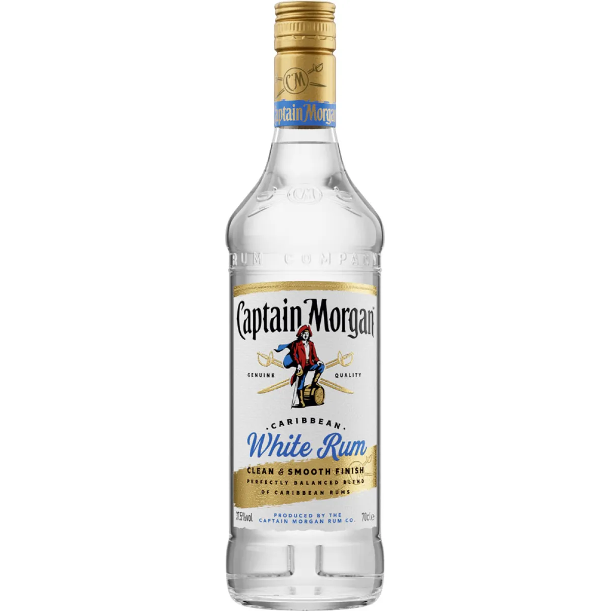 Captain Morgan Caribbean White Rum 37,5% 0,7 l